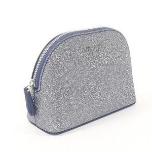 Kate Spade New York Small Joeley Glitter Dome Cosmetic Make-up Travel Bag